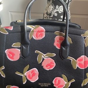 Kate spade Knott Ditsy Rose Large Satchel